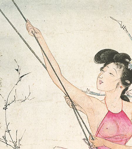 昌乐-胡也佛的仕女画和最知名的金瓶梅秘戏图